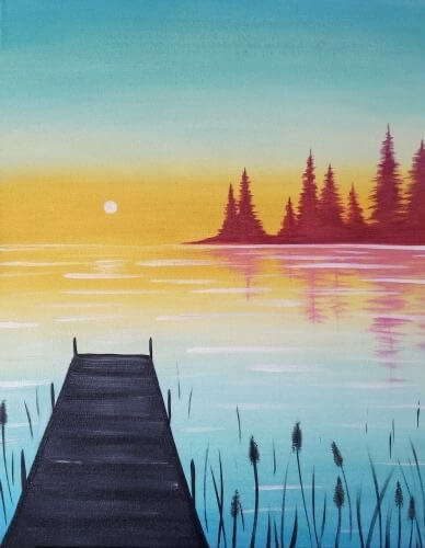 Outdoor Sip and Paint Class