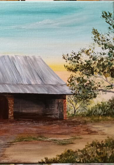 Paint and Sip Class at Magpie Springs Winery