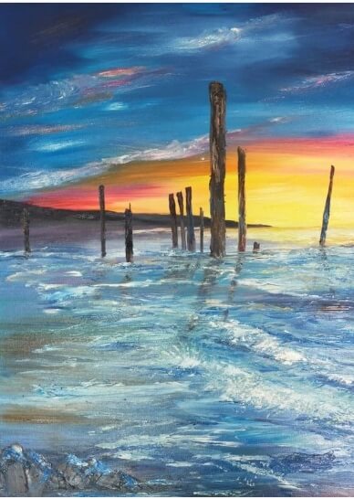 Paint and Sip Class at Magpie Springs Winery