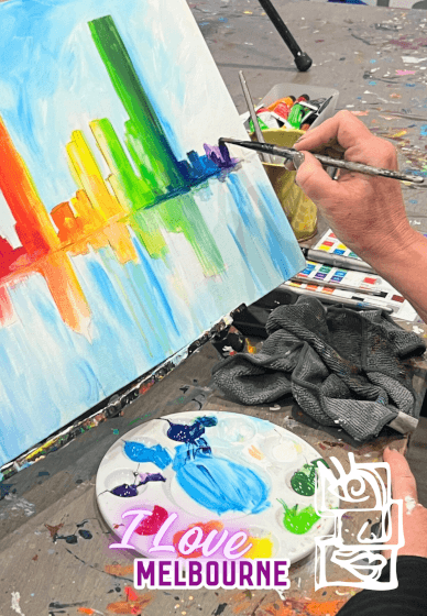 Paint and Sip Class: 'I Love Melbourne'