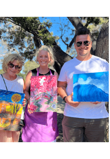 Paint and Sip Class in the Park