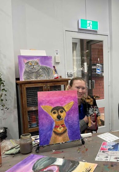 Paint and Sip Class: Paint Your Dog