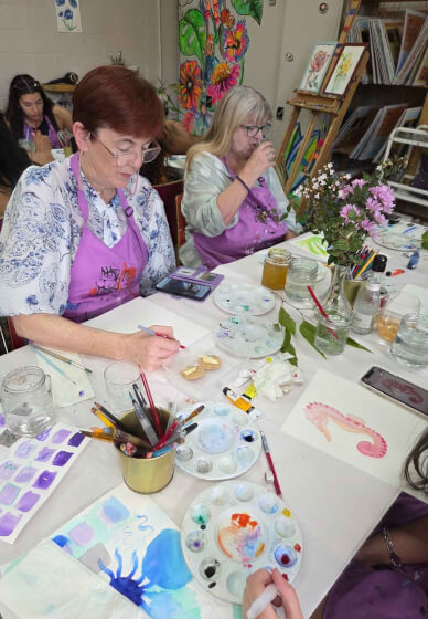 Paint and Sip Class: Watercolour Botanica