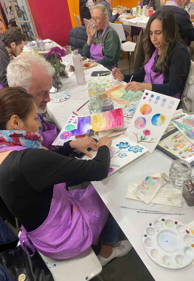 Paint and Sip Class: Watercolour Botanica