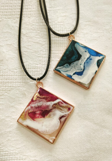Resin Art Jewellery Workshop