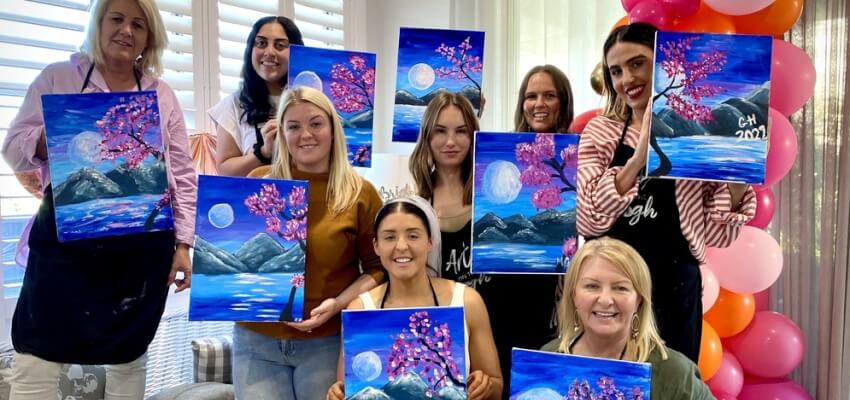 Paint and Sip Classes Blue Mountains