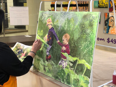 Book-a-bench @ Art Farmer