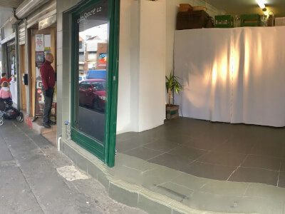 Cubby Space out front