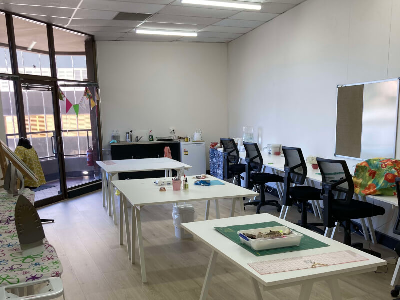 Fabric Garden Workshop Area