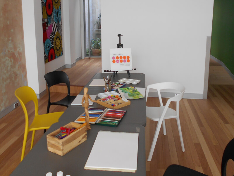 INTO-ARTS Studio + Gallery class venue
