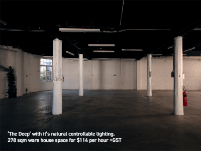Large Industrial Warehouse, Glebe available for workshops