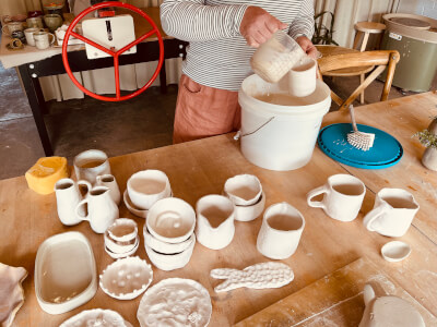 Peachy Keen Ceramics class venue