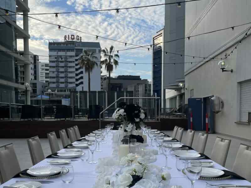 Pool Terrace at Amora Hotel Brisbane