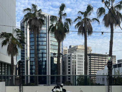 Pool Terrace at Amora Hotel Brisbane