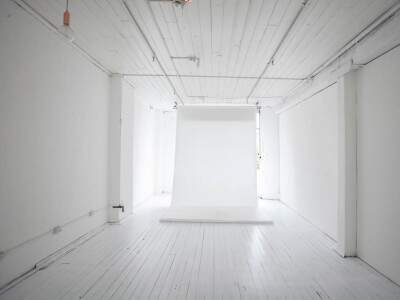 White back drop