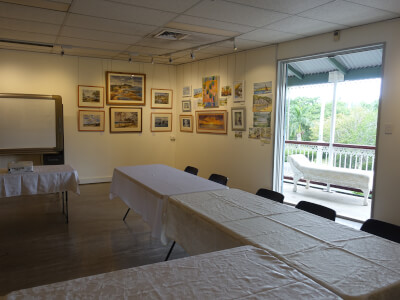 Studio Gallery set up for workshop