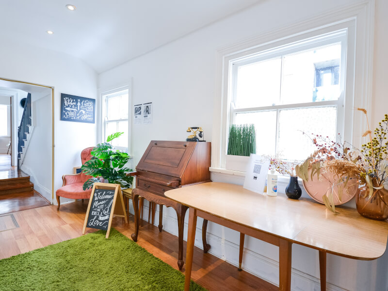 The Living Room & the Balcony Room