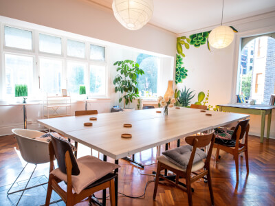 The Living Room & the Balcony Room available for workshops