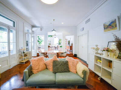 The Living Room & the Balcony Room