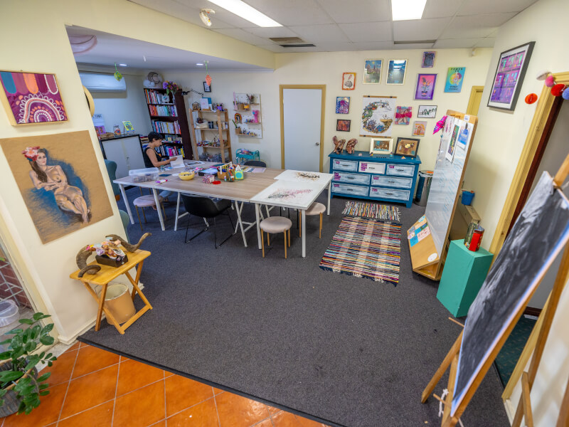 The Social Hermit Studio available for workshops