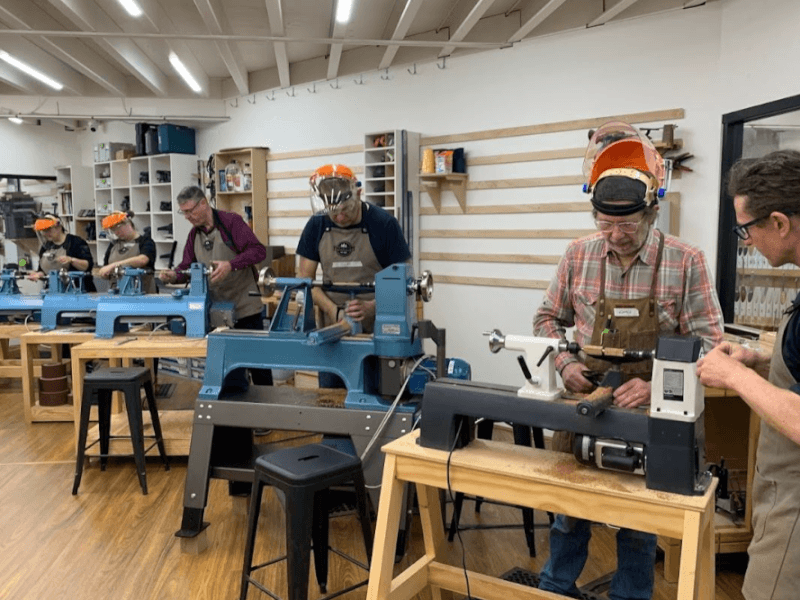 Woodturning class for dad