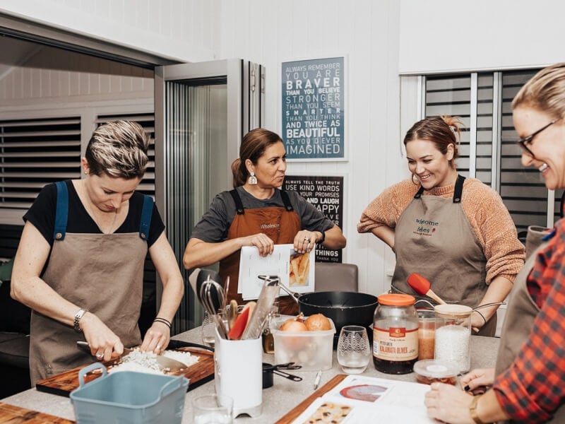cooking class with Wholesome Bellies