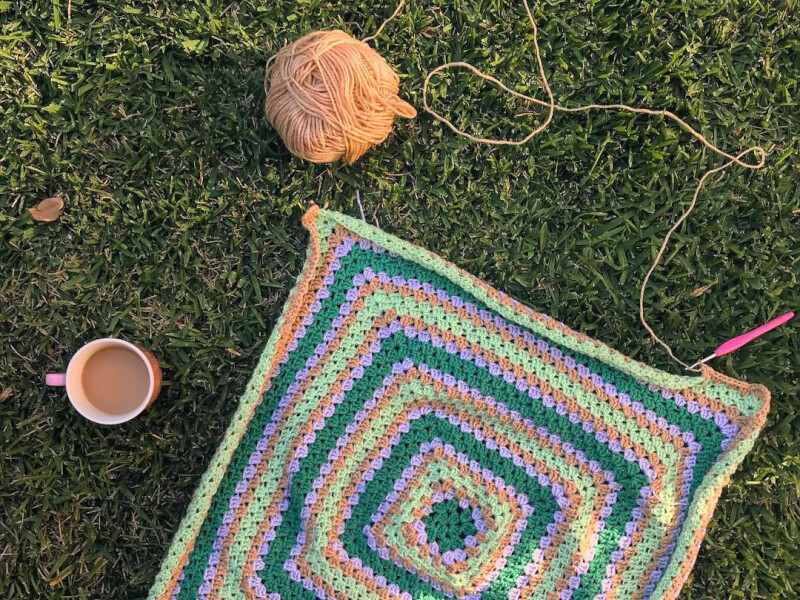 Crochet blanket