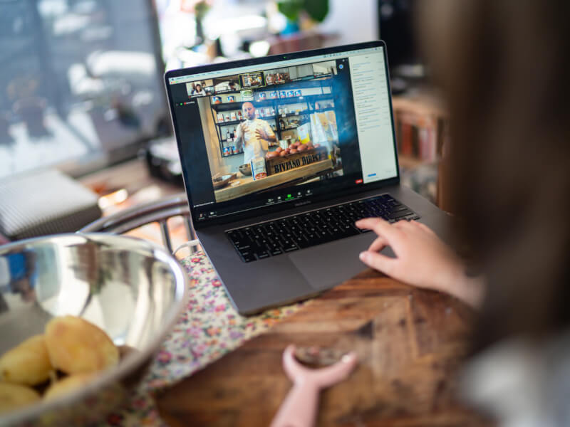 online cooking class