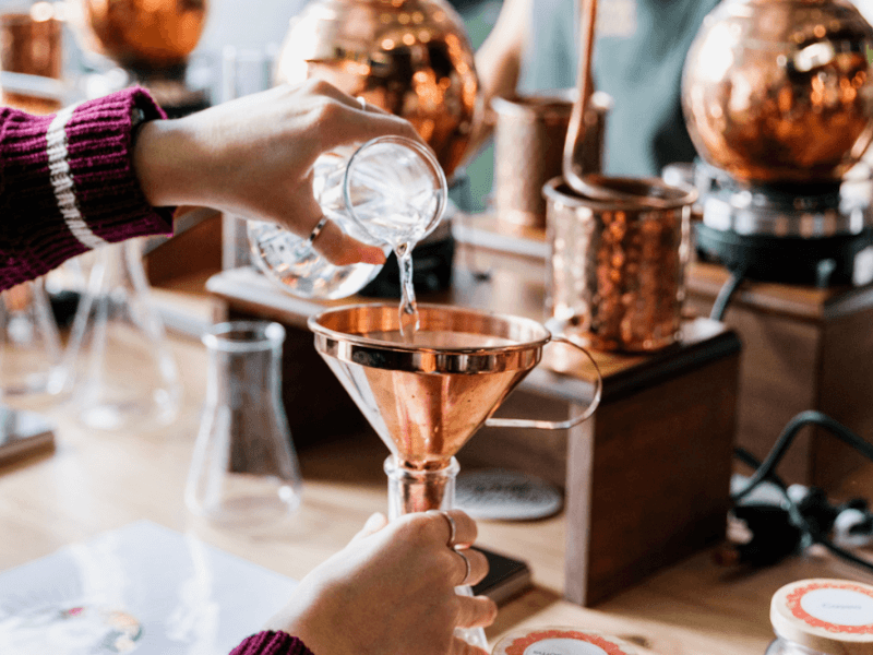 handmade gin distillery