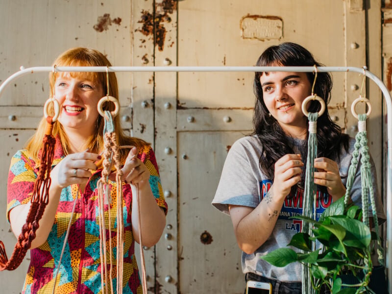 macrame plant hanger class