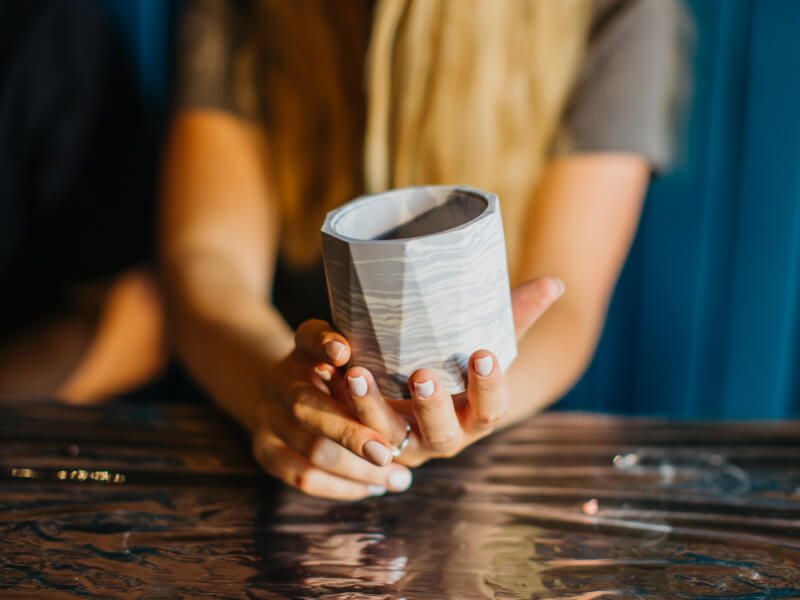 Sustainable resin homewares