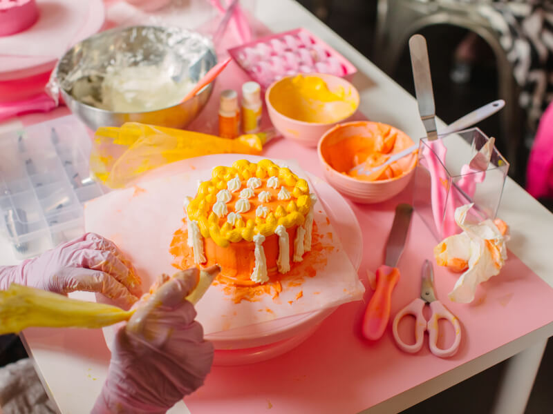 Cake decorating