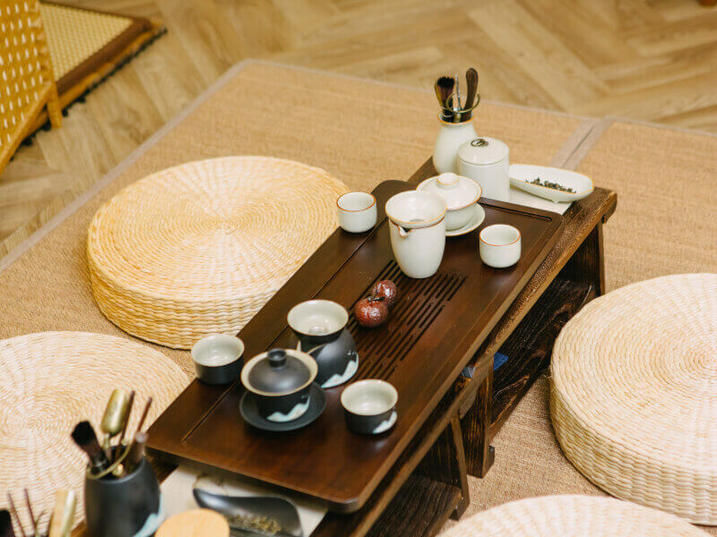 Tea tasting ceremony