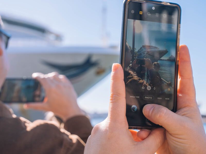 smartphone photography at sydney harbour