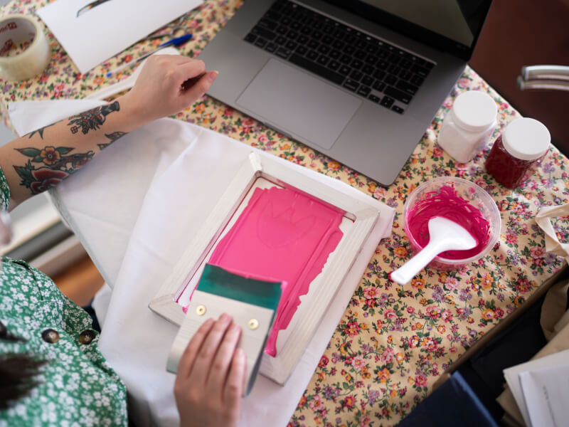 online screenprinting class