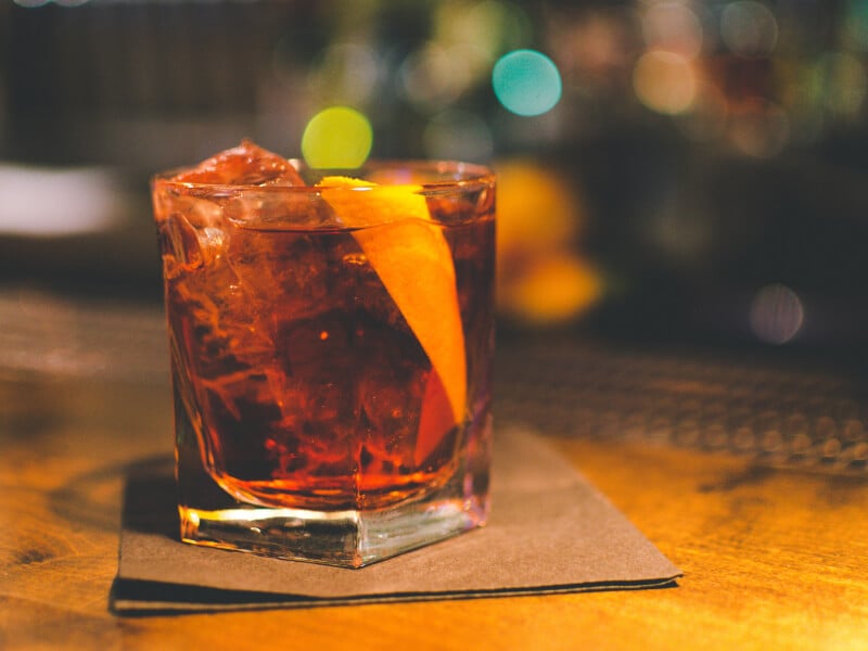 Negroni cocktail