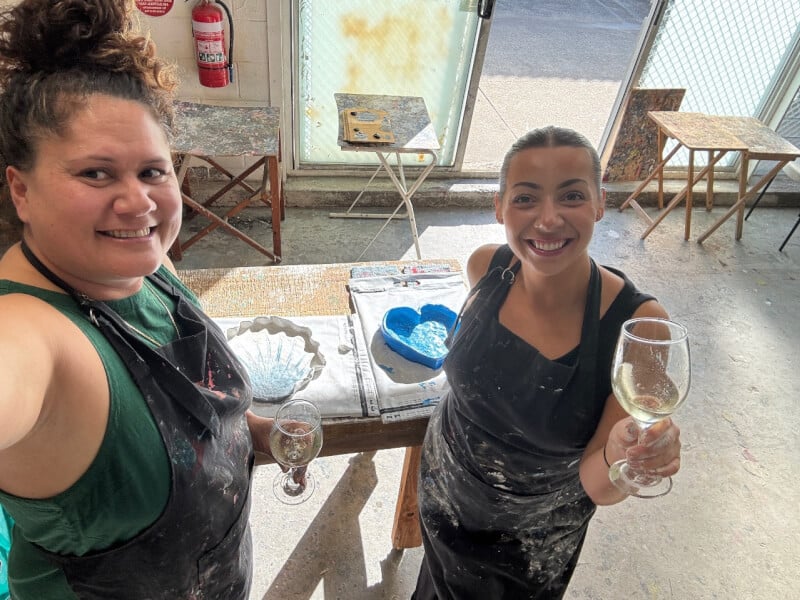 clay and sip class on the gold coast