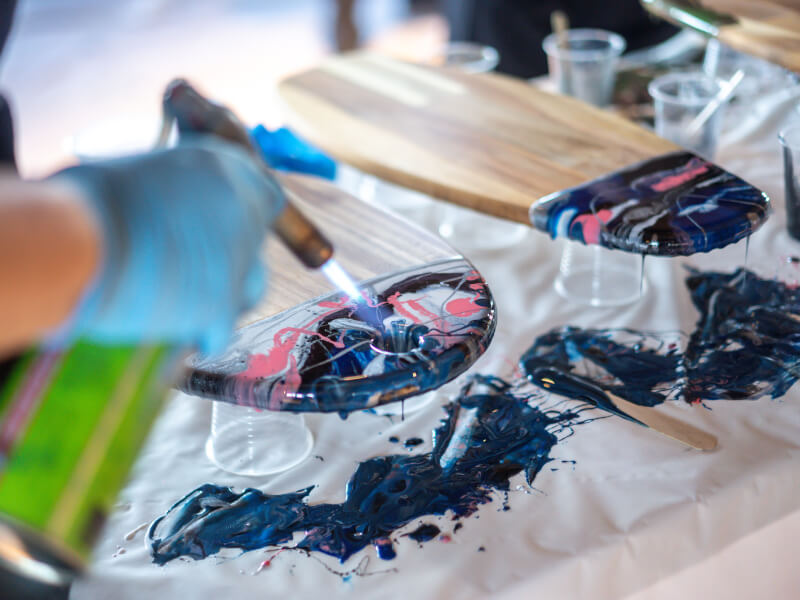 resin art classes Melbourne