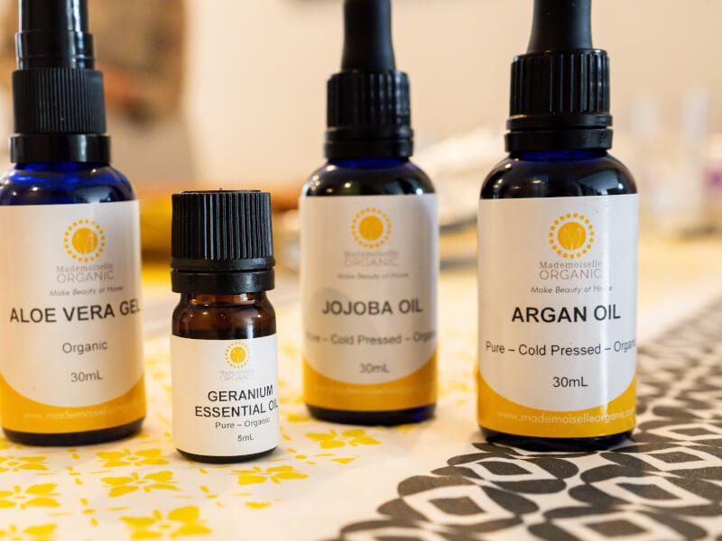 range of essential oils