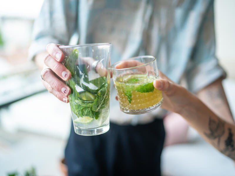 Cocktail making at home