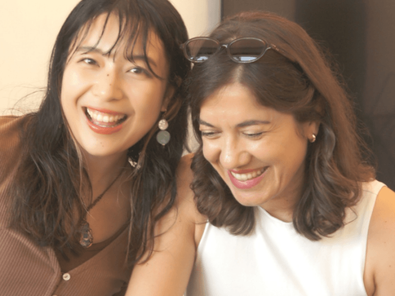 NOA owner with participant smiling