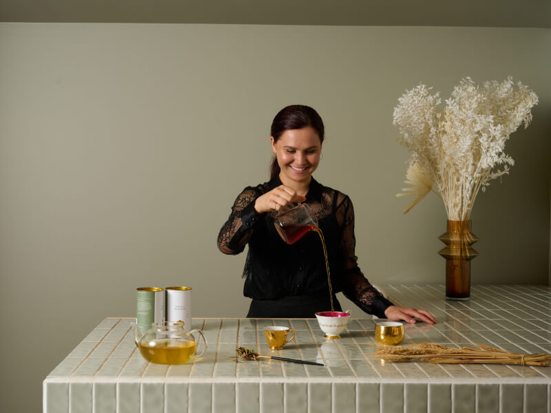 how to blend tea