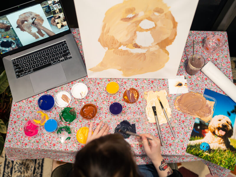 Online Paint and Sip Classes Virtual Paint and Sip Kits ClassBento