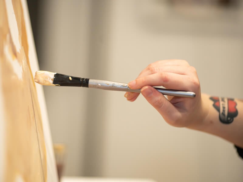 painting canvas