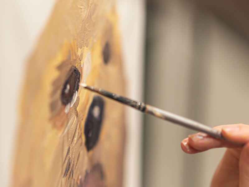 painting a pet portrait
