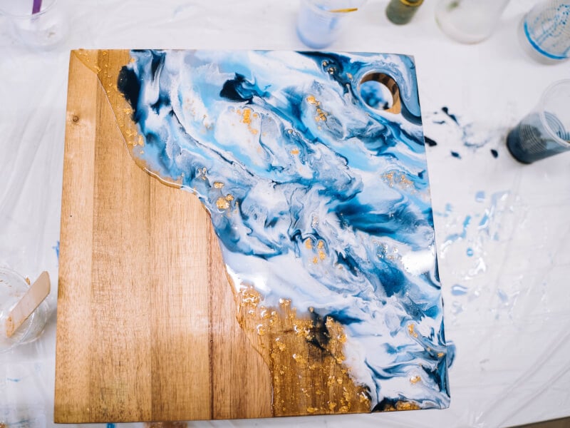 Resin art painting