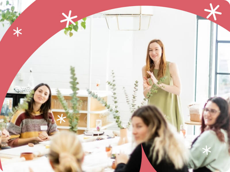 pottery class with au revoir shiloh