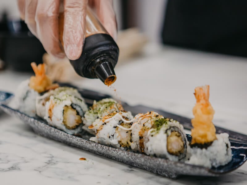 Japanese cooking workshop - picture of sushi roll