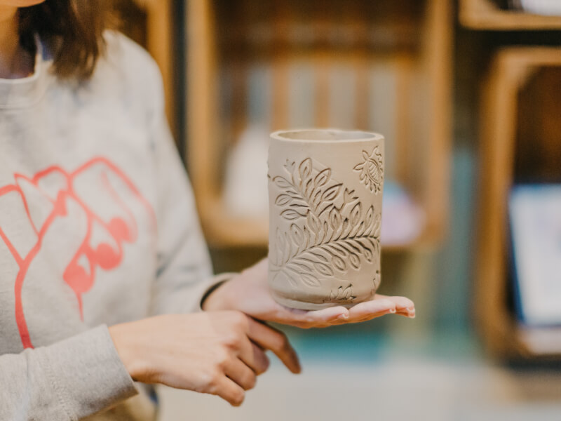 making ceramic art