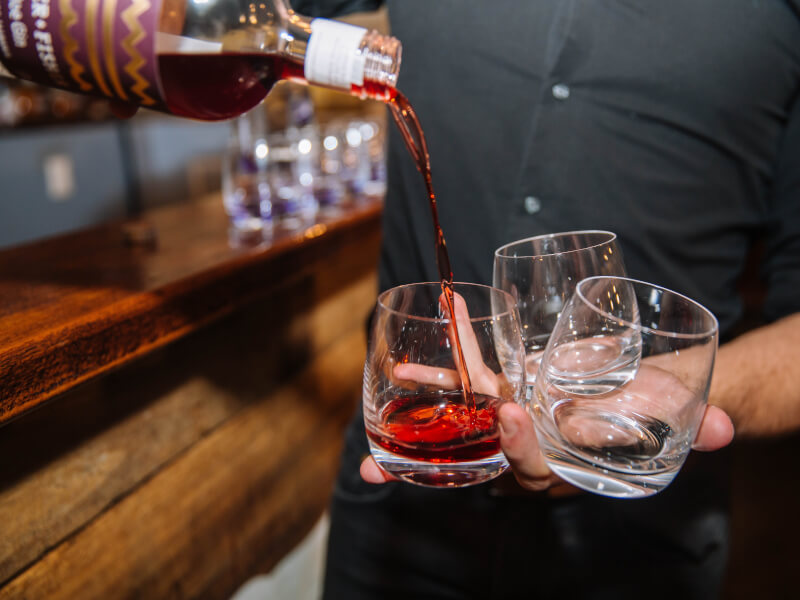 drink tasting for birthday party